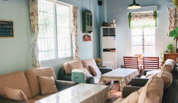 黄埔古港绿篱咖啡厅